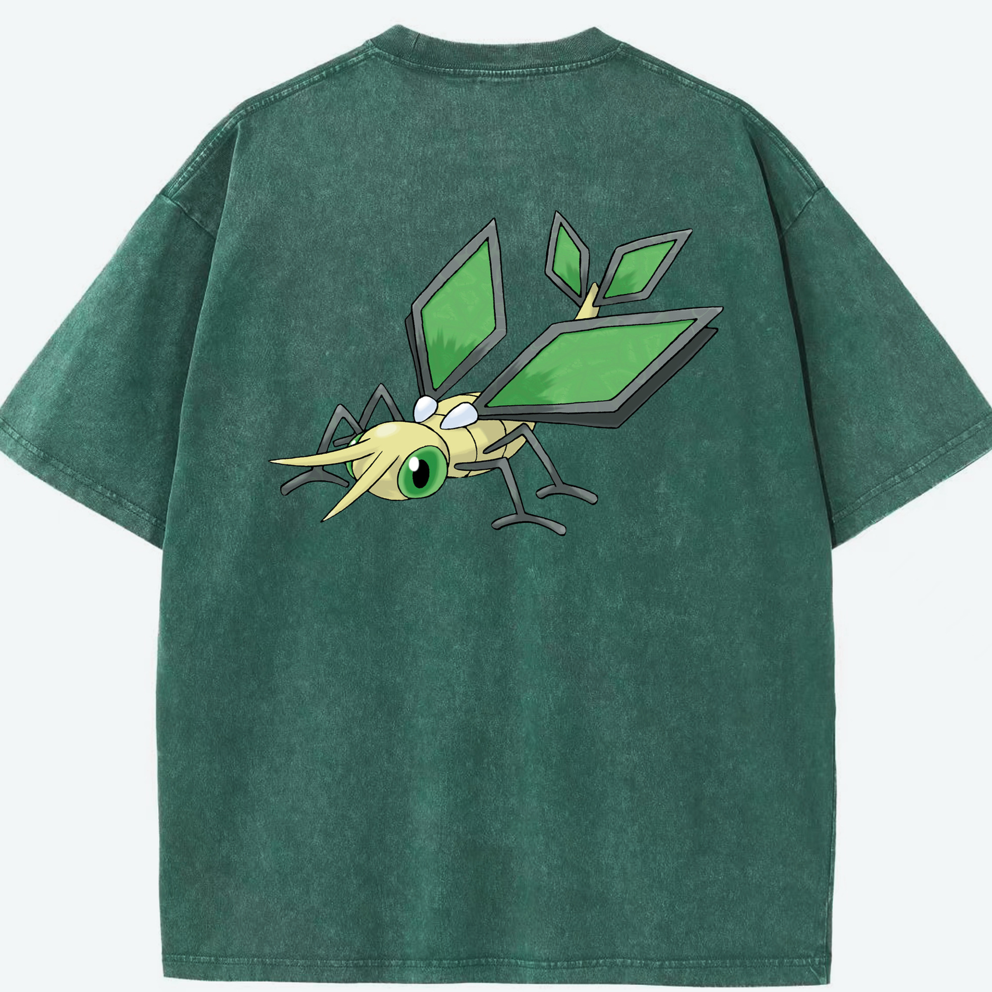 （画像用） ポケットモンスター Pokémon 綿100% ヴィンテージ風 半袖Tシャツ（背面プリント）